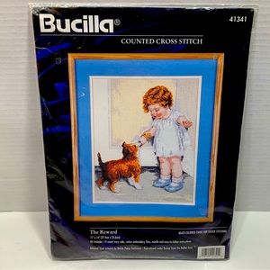 Bucilla The Reward Counted Cross Stitch Kit 
Kit No 41341